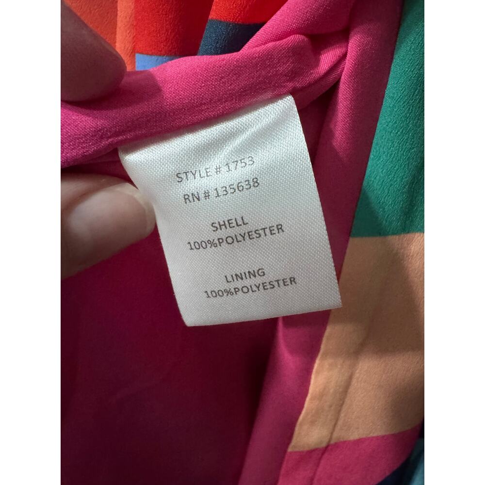 NWT Hutch Gemma Colorful Abstract Wrap Maxi Dress Size S - Picture 15 of 15